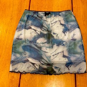 Small Blue Skirt